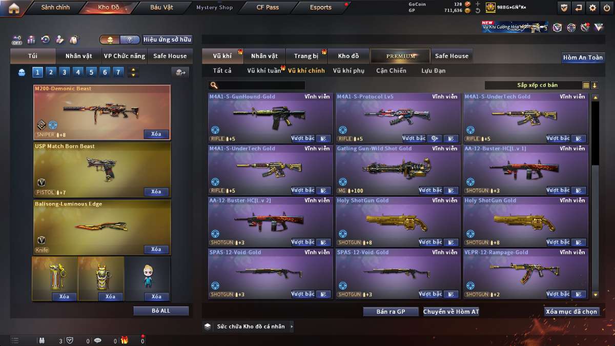 shop acc cf uy tin gia re